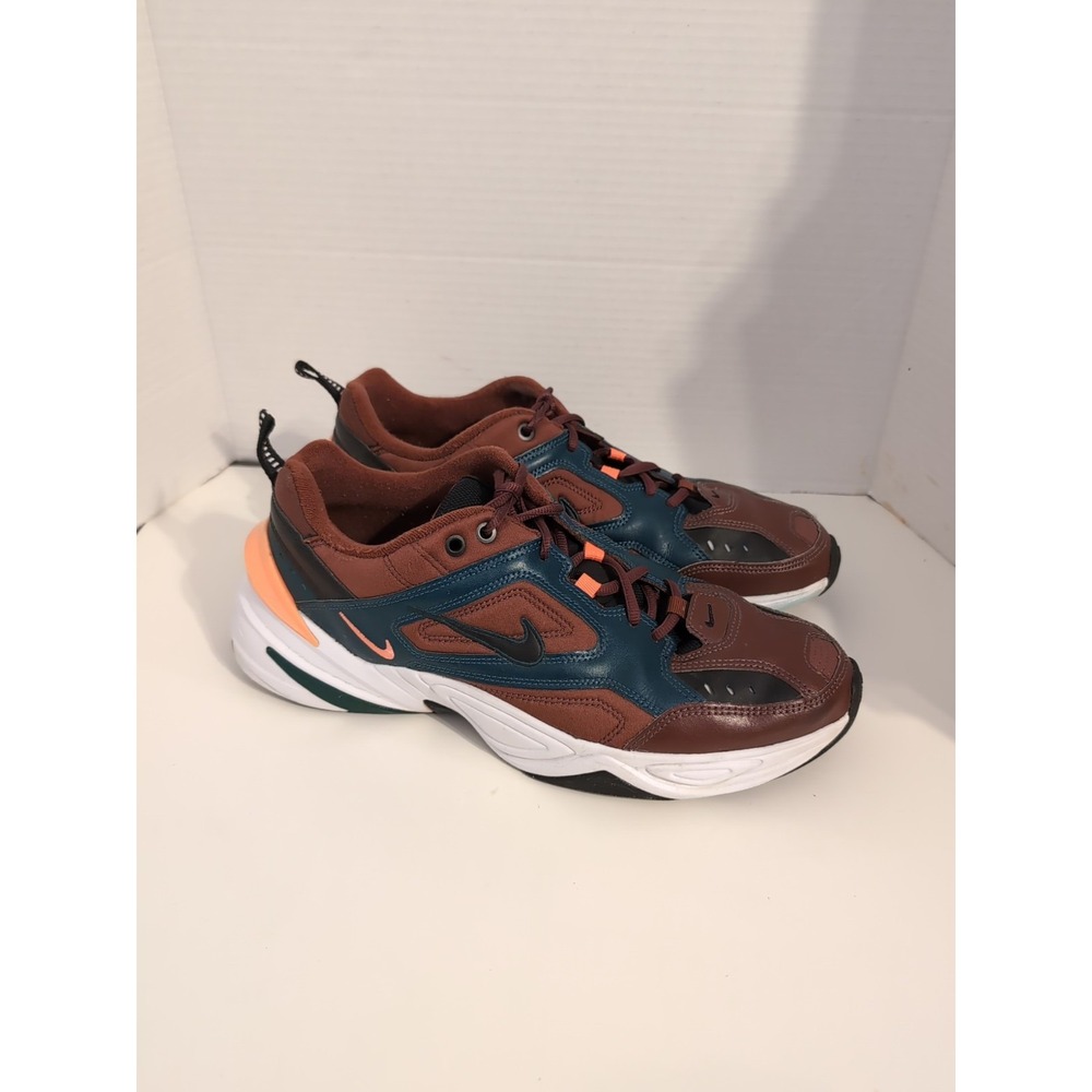 Nike M2K Tekno Mens US 11 Brown/Black/Rainforest Sneaker AV4789-200